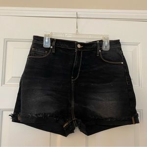 Dark Denim Shorts Fashion Nova